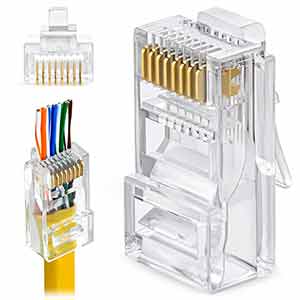 GTZ RJ45 CAT6 Pass Through Connectors