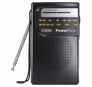 PowerBear AM/FM Portable Radio