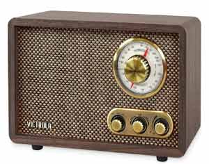 Victrola Retro Wood Bluetooth FM/AM Radio