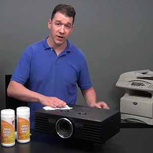 Clean the Exterior of Projector