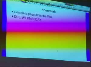 rainbow effect projector