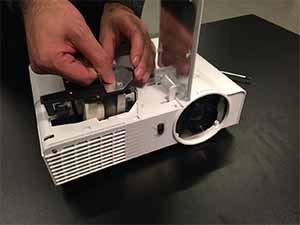 Opening the Projector