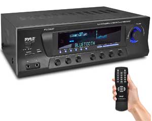 Pyle Wireless Bluetooth 4-Ch Home Theater-Stereo Receiver
